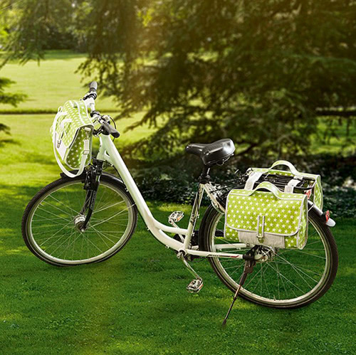 Set für Fahrradtaschen mit Nähanleitung von Buttinette nähen
