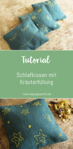 Schlafkissen mit Kräutern nähen von Kreativlabor Berlin