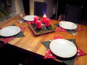 Tischset Stern mit Nähanleitung nähen