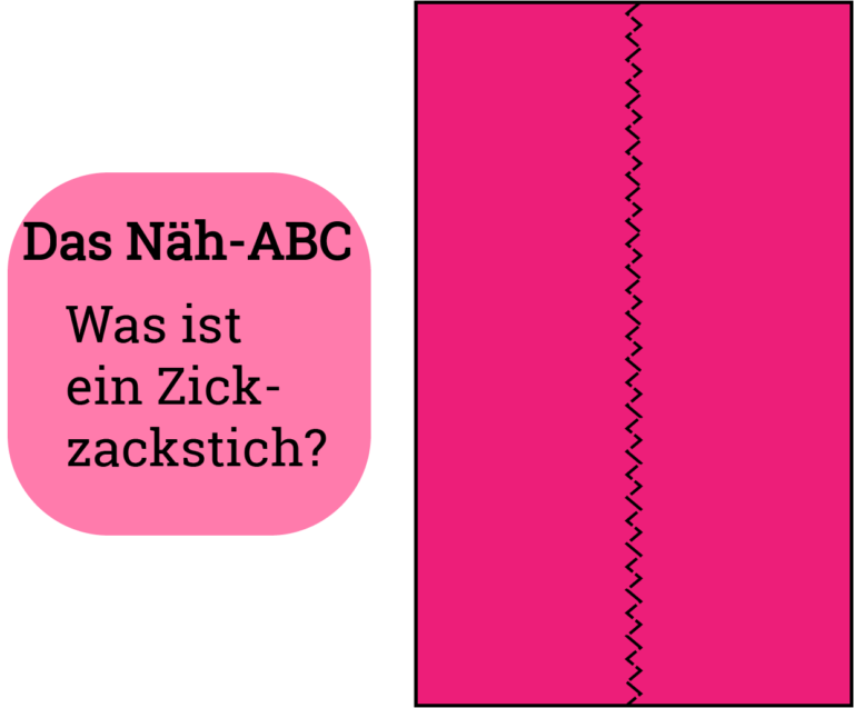 Was ein Zickzackstich ist