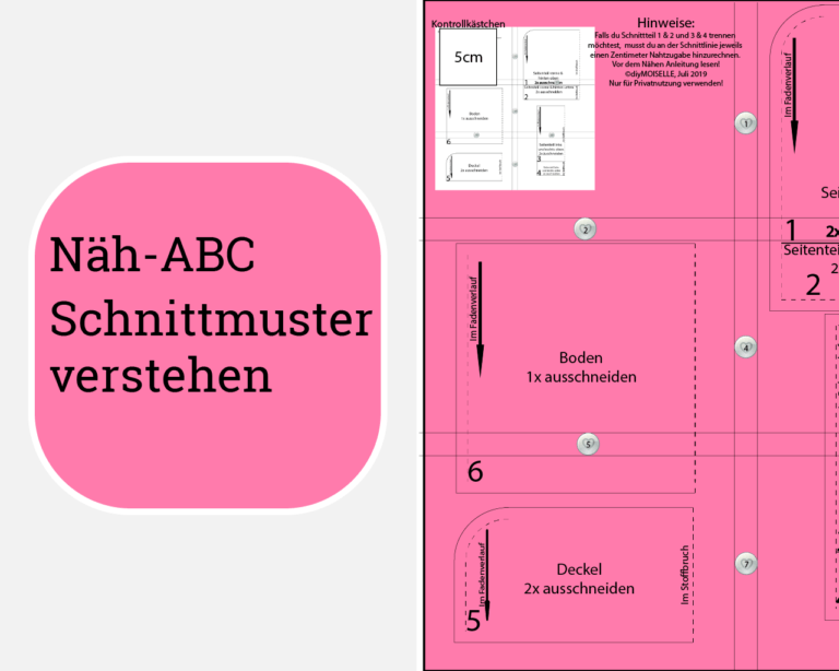 Wie man ein Schnittmuster versteht