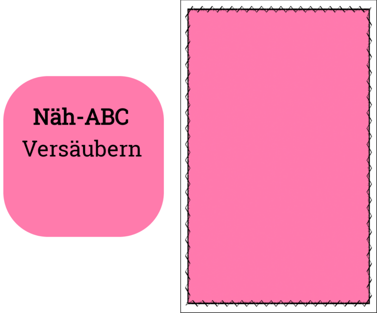 Wie du einen Stoff versäuberst