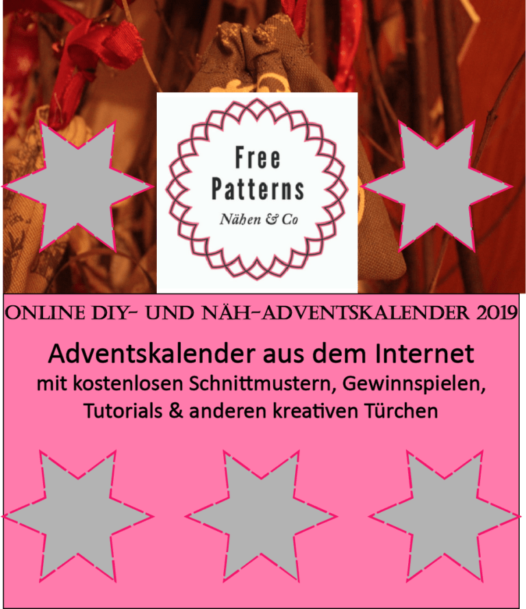Näh- & DIY-Adventskalender online 2019