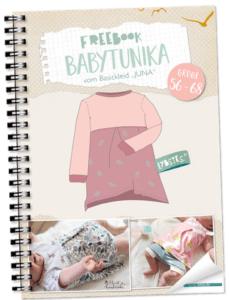 Tunika für Babys nähen mit Schnittmuster