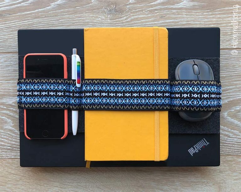 Nähanleitung für mobilen Schreibtischorganizer