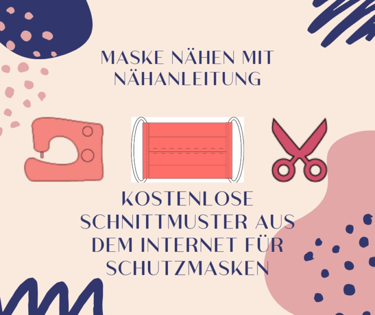 Kostenlose Schnittmuster für Masken