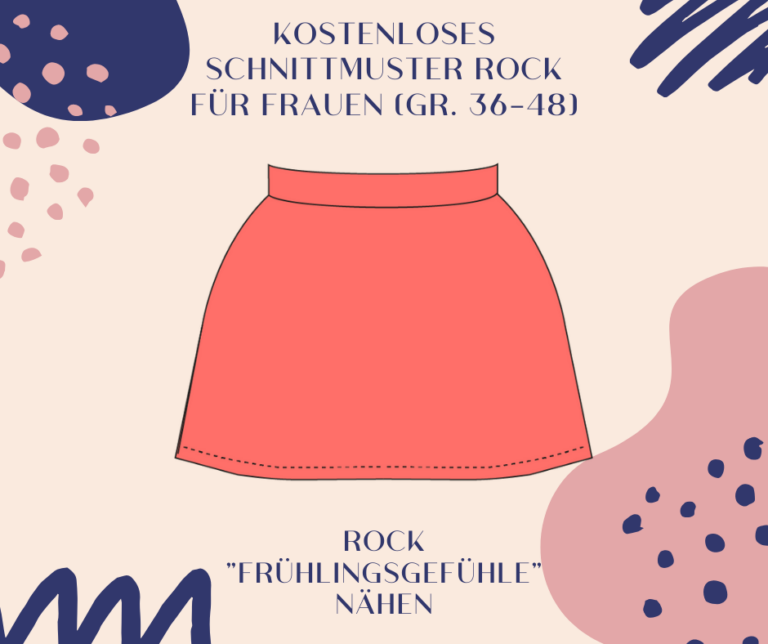 Kostenloses Schnittmuster für Rock „Frühlingsgefühle“ für Frauen (Gr. 36-48)