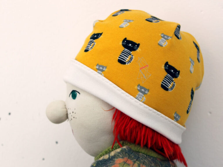 DIY Baby Beanie mit gratis Schnittmuster von Stilweg