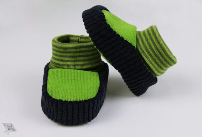 Kostenloses Schnittmuster Baby Schühchen (Gr. 16/18) von Stick & Style
