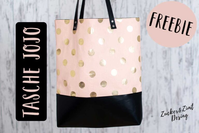 Nähanleitung Tasche JoJo von Zucker & Zimt Design