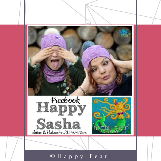 Gratis Schnittmuster Mütze „Happy Sasha“ (KU 40-60cm) von Happy Peal