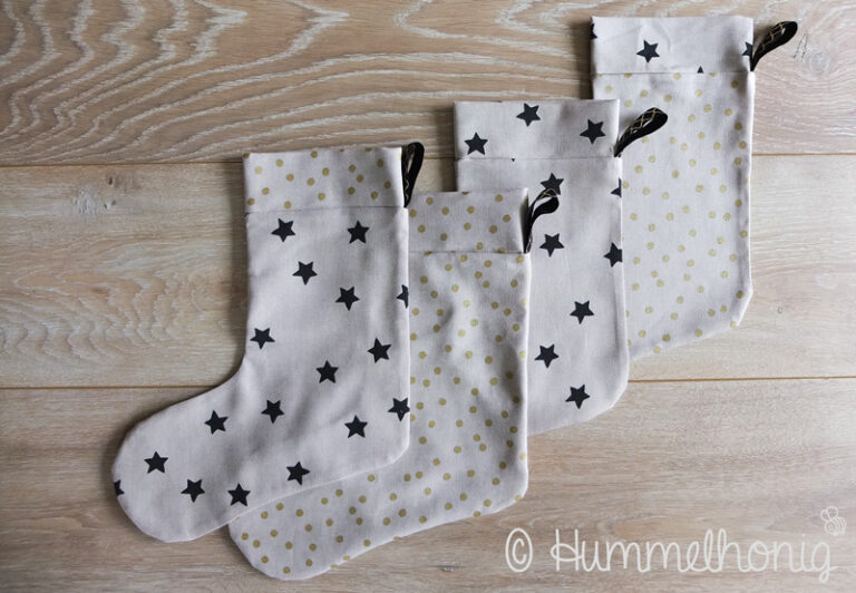 Gratis Schnittmuster Nikolausstiefel von Hummelhonig