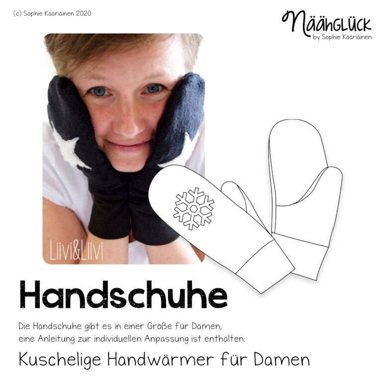 Kostenloses Schnittmuster Handschuhe von Näähglück