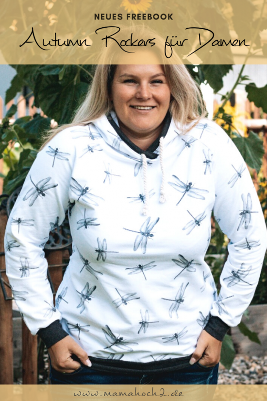 Kostenloses Schnittmuster Damen Shirt bzw. Pulli „Autumn Rockers“ von Mamahoch2