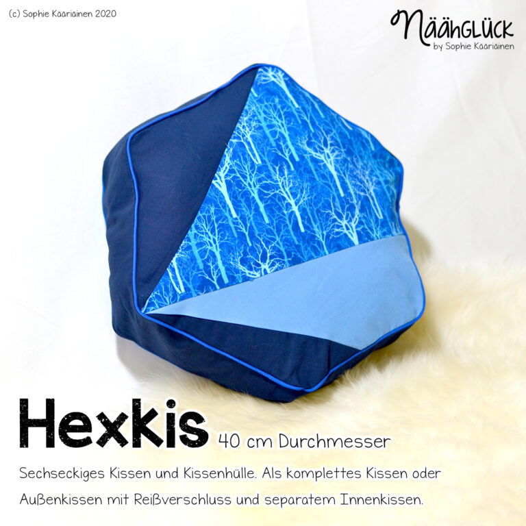 Schnittmuster Kissen Hexkis von Näähglück