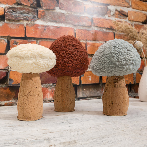 Herbstdeko nähen: Kostenlose Anleitung für herbstliche Deko-Pilze von Buttinette